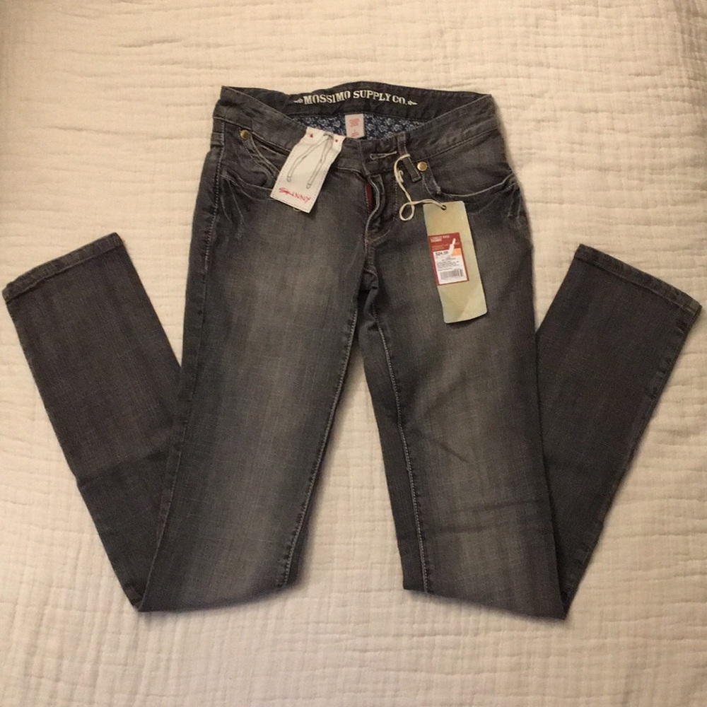 Mossimo Supply Co. Skinny Jean Lowest Rise Sz 1